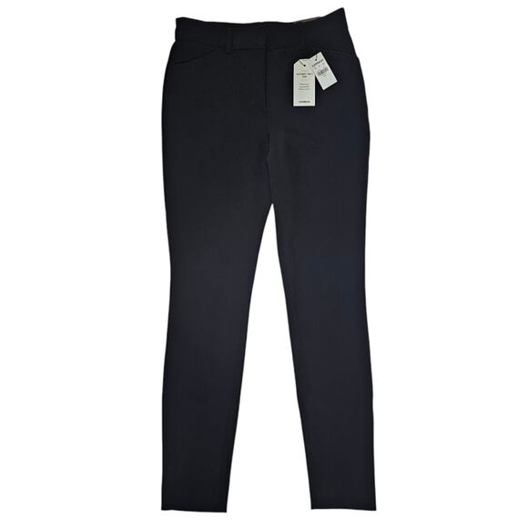 Express High Rise Skinny Super soft twill pants in black size 2R - Picture 2 of 8